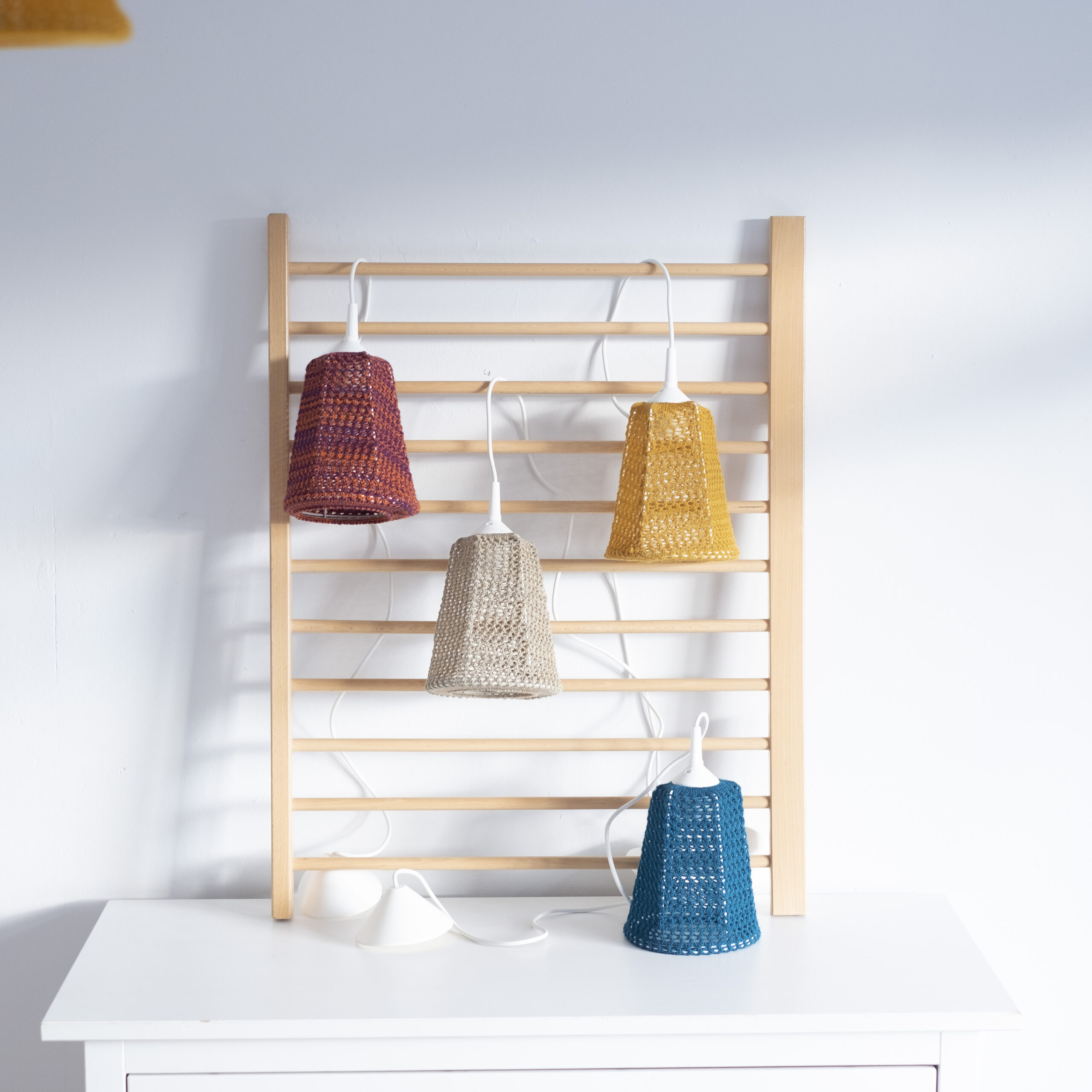 Lace Knitted Pendant Lamp - Afbeelding 4