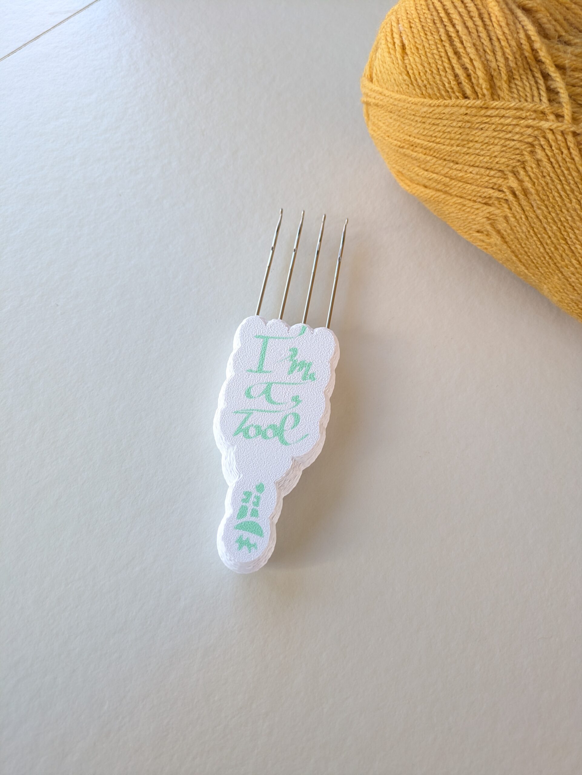 4 needle i-Cord Tool — Chunky 9 mm gauge - Afbeelding 2